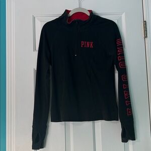 Women’s Victoria’s Secret Pink Ohio State Black Quarter Zip